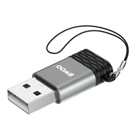 BWOO adapteris USB-C - USB pilkas OTG BZ-38