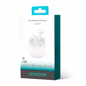 Bluetooth laisvų rankų įranga Joyroom JR-FB1 balta (Bluetooth 5.3)