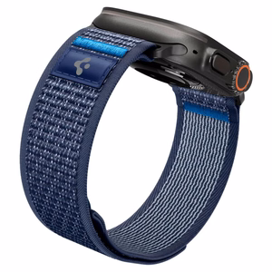 Spigen Athlex Air 2 dirželis Apple Watch 8 / 9 / 10 / 11 / SE / Ultra (44 / 45 / 46 / 49 mm) tamsiai mėlynas