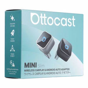 Garso adapteris automobiliui OTTOCAST Mini Cube T2 (CarPlay Android auto) juodas