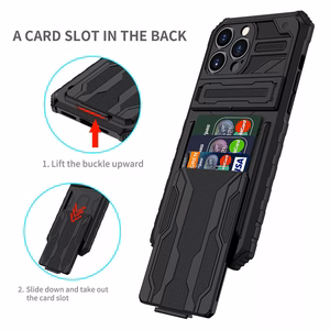Tel Protect Combo dėklas telefonui Iphone 13 Pro Max juodas