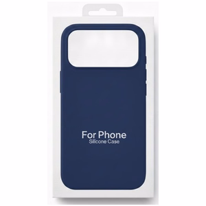 Telefono dėklas „TM MagSafe Silicone“ skirtas iPhone 17 / Dark Blue /