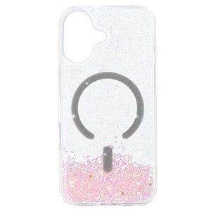 Tel Protect Moonlite magnetinis dėklas telefonui Iphone 17 rožinis permatomas