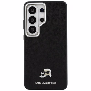 Karl Lagerfeld case Saffiano KC Metal Logo MagSafe for Samsung Galaxy S26 Ultra black
