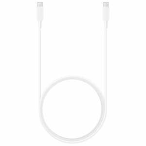 Samsung EP-DX510JWEGEU USB-C - USB-C 5A 480Mb/s kabelis 1.8m - baltas