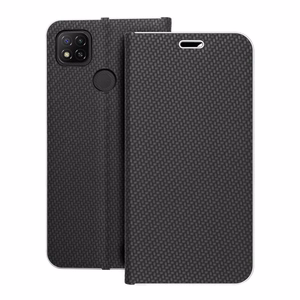 LUNA knygos dėklas Xiaomi Redmi 9C / 9C NFC juodas