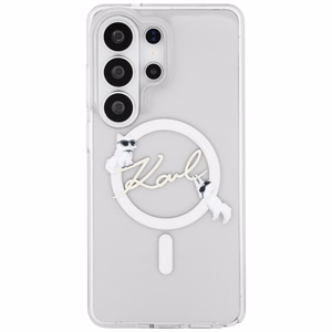 Karl Lagerfeld dėklas IML KC Script MagSafe skirtas Samsung Galaxy S26 Ultra skaidrus