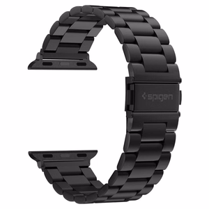 Spigen Modern Fit dirželis Apple Watch 4 / 5 / 6 / 7 / 8 / SE / Ultra (42/44/45/49 mm) – juodas