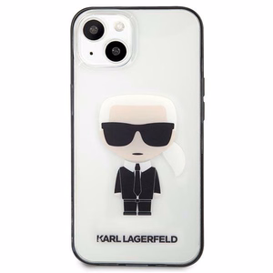 Karl Lagerfeld Iconik Karl чехол для iPhone 13 mini - прозрачный