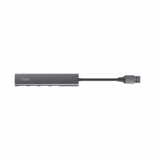 Trust Halyx USB 3.2 Gen 1 (3.1 Gen 1) Type-A 5 Mbit/ai Juoda, Pilka