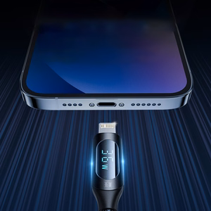 Wozinsky WUCLC1 Lightning - USB-C кабель 36W 480Mb/s 1m - чёрный