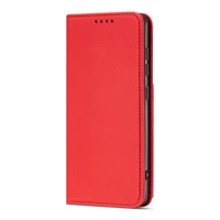 Magnetinis kortelių dėklas Samsung Galaxy A13 5G piniginė kortelių laikiklis raudonas