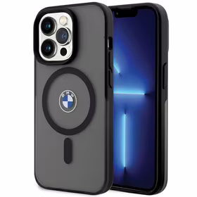 BMW IML Signature magnetinis dėklas telefonui iPhone 15 Pro - juodas