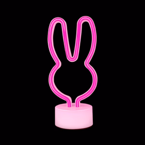 Neon LED on stovas RABBIT rožinis USB-C FSC-10 Forever Light