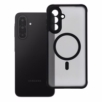 FULL MATTE MAG COVER dėklas telefonui suderinamas su MagSafe Samsung A17 juoda