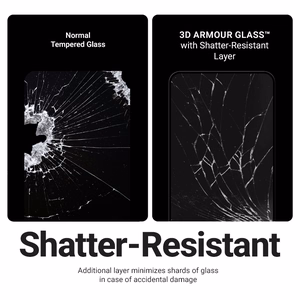 Crong 3D Armor Glass grūdintas apsauginis ekrano stiklas, skirtas iPhone 17 Pro Max, su montavimo rėmeliu