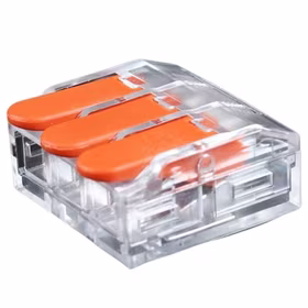 Universali užspaudžiama laidų jungtis, 3x 0.5-6.0mm², 41A, 450V, 20vnt.