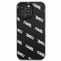 Karl Lagerfeld Allover dėklas telefonui iPhone 13 Pro / iPhone 13 - juodas
