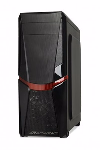iBox ORCUS X14 Midi Tower juodas kompiuterio korpusas