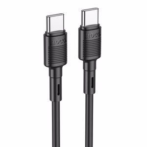 Cable USB C to USB C Hoco 3A 60W 1 m X83 black