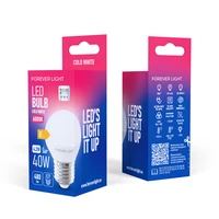 Forever Light LED Bulb E27 G45 4.2W 480lm 6000K class E