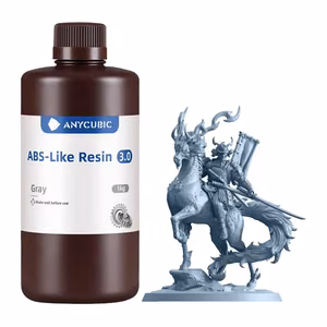 ANYCUBIC ABS tipo derva 3.0 (spalva: pilka)