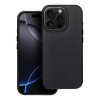 Carbon Elite Magnetinis dėklas telefonui suderinamas su MagSafe IPHONE 16e (SE 4 2025) juodas