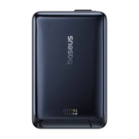 Baseus Nomos Qi2 magnetinė išorinė baterija, USB-C 10000mAh 45W