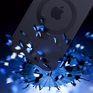 3mk Smoke Чехол Mag&Stand для Apple iPhone 15 Pro Max - чёрный