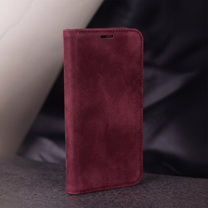Smart Suede dėklas Honor 600 / Honor 600 Pro bordo
