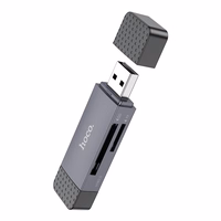 Atminties kortelių skaitytuvas HOCO HB45: SD, TF, USB-A, USB-C