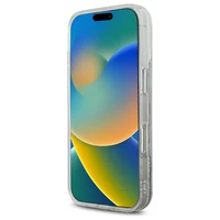 Karl Lagerfeld Liquid Glitter Choupette Head Magnetinis dėklas telefonui iPhone 16 - skaidrus