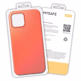 MYSAFE Dėklas SKIN IPHONE 13 PRO MAX oranžinis BOX