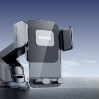 Dudao F8Max+ automobilinis laikiklis prietaisų skydeliui arba priekinio stiklo tvirtinimui - juodas