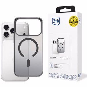 Dėklas 3mk Frosty MagCase Apple iPhone 17 Pro Max juodas