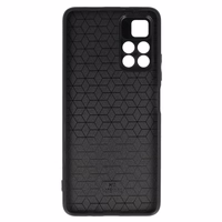 Tel Protect CARBON dėklas telefonui Xiaomi Redmi Note 11 5G/Note 11S 5G/Poco M4 Pro 5G juodas su mėlyna juostele