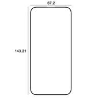 "Etteri" grūdintas stiklas 9D, skirtas "iPhone 15 Pro" 6,1"