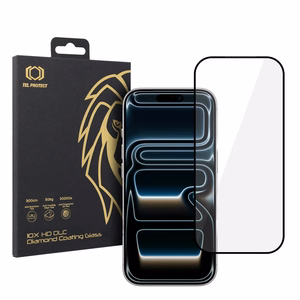 Grūdintas stiklas Tel Protect 10X HD DLC Diamond Coating skirtas Iphone 17 Pro
