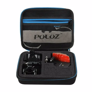 Puluz Waterproof Travel Case for Action Cameras and Accessories, 23 x 17 x 7 cm