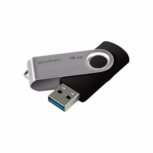 Goodram UTS3 USB atmintukas 16 GB USB A tipo 3.2 Gen 1 (3.1 Gen 1) Juoda