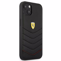 Ferrari FEHCP13SRQUK iPhone 13 mini 5.4 kietasis dėklas juodas Off Track Quilted