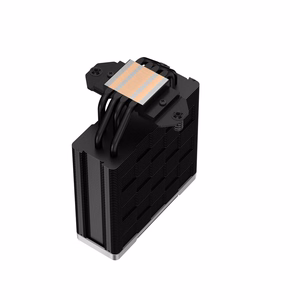 DeepCool AK400 ZERO DARK procesoriaus oro aušintuvas 12 cm juodas 1 vnt.