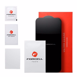 Forcell Apsauginis stiklas - iPhone 15 Pro Max (m) - juodas (m)