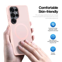 Dėklas Dux Ducis Yind MagSafe Samsung S948 S26 Ultra rožinis