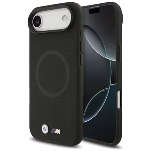 Чехол BMW M FW Metal Logo MagSafe для iPhone Air (чёрный)