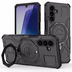 Tech-Protect TacticStand MagSafe dėklas, skirtas Samsung Galaxy A17 / A18 4G / 5G, matinis juodas