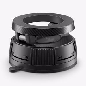 SPIGEN MFT36 VACUUMLOCK MAGNETIC MAGSAFE automobilio laikiklis juodas