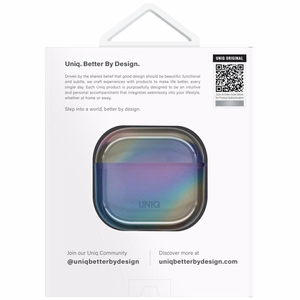 Uniq Iridescia AirPods 4 Hang Case - holo įvairiaspalvė