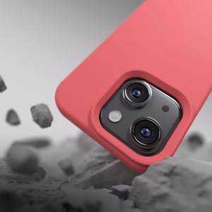 Etteri silikoninis dėklas telefonui iPhone 13 6,1" avietinis