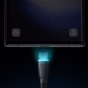 Joyroom Starry Series SA32-CC3 USB-C / USB-C kabelis 60W 1 m - juodas